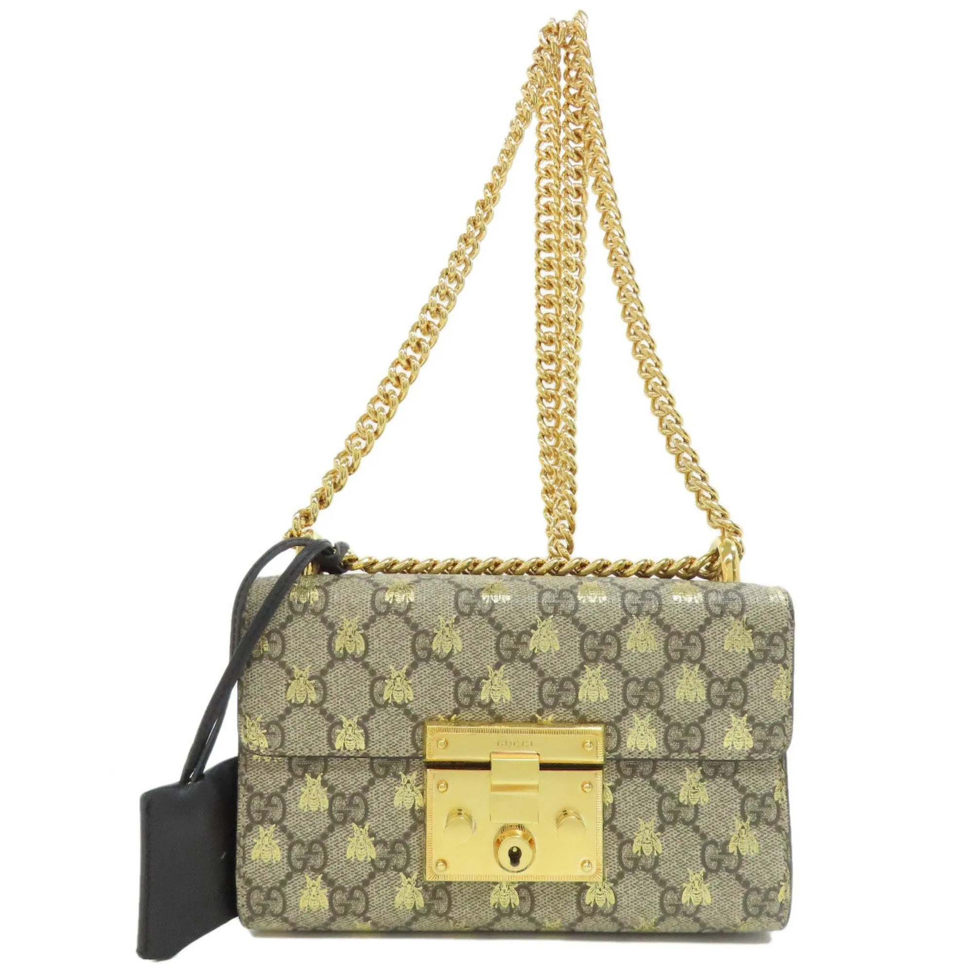 Gucci Padlock   Leather Shoulder Bag (Pre-Owned)