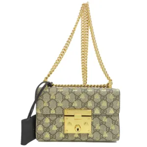 Gucci Padlock   Leather Shoulder Bag (Pre-Owned)