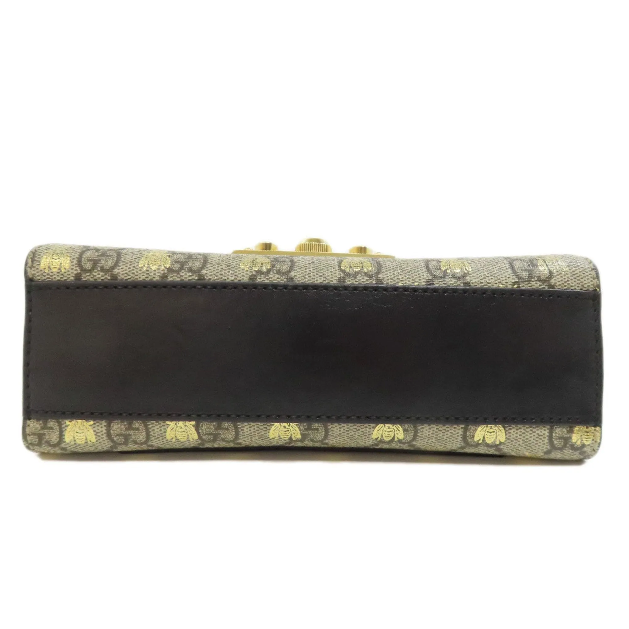 Gucci Padlock   Leather Shoulder Bag (Pre-Owned)