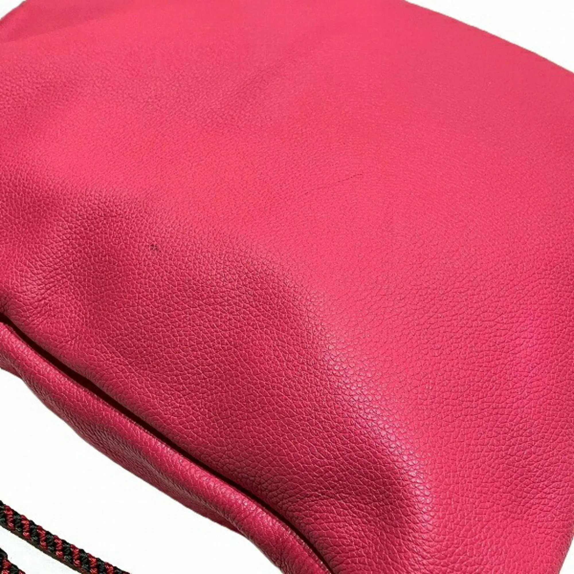 Gucci Pink Leather Backpack ()