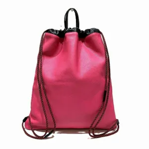 Gucci Pink Leather Backpack ()