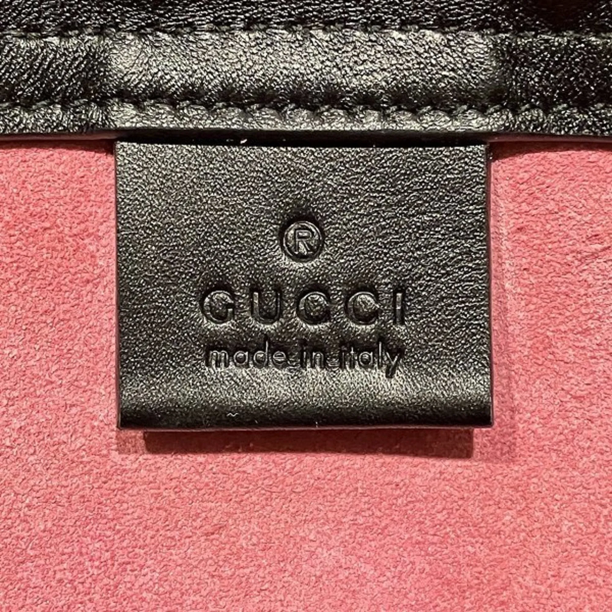 Gucci Pink Leather Backpack ()
