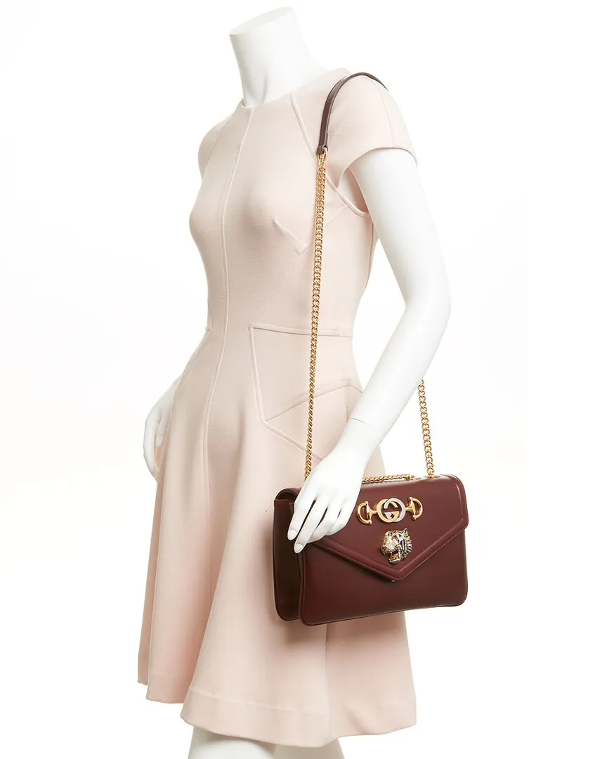 Gucci Rajah Medium Leather Shoulder Bag