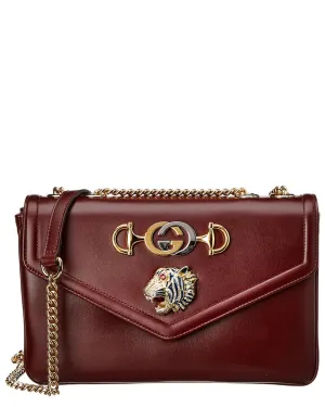 Gucci Rajah Medium Leather Shoulder Bag