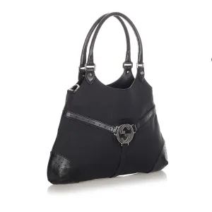 Gucci Reins Canvas Shoulder Bag (SHG-31867)