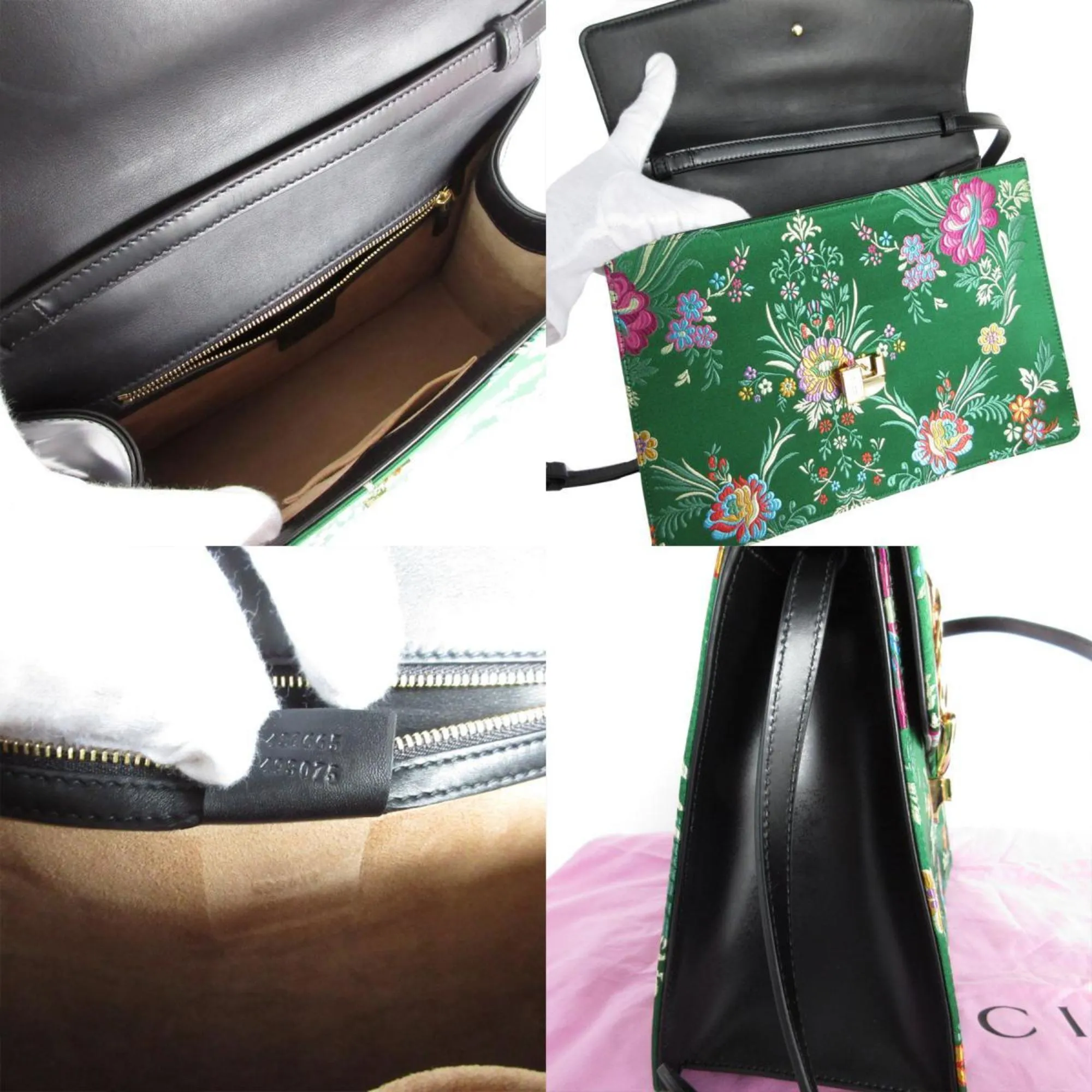 Gucci   Satin Handbag Shoulder Bag (Pre-Owned)