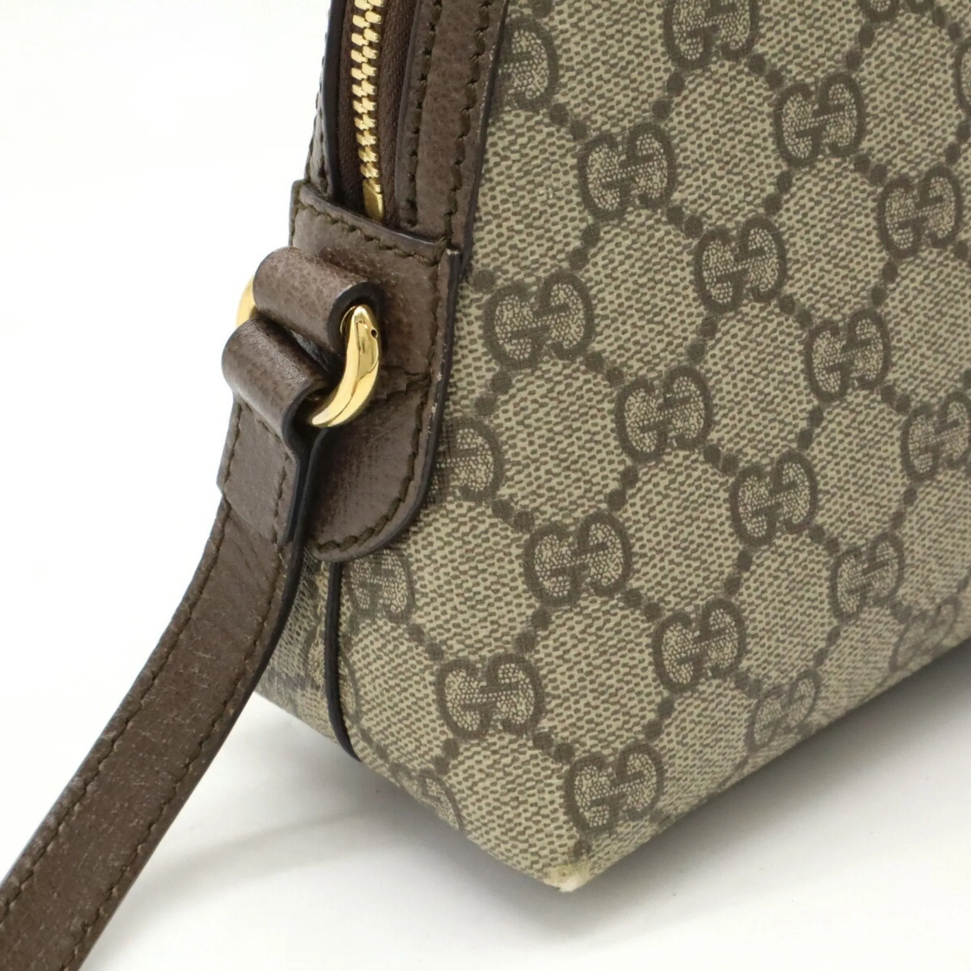 Gucci Sherry Line     Color Pvc Leather Pochette Shoulder Bag (Pre-Owned)