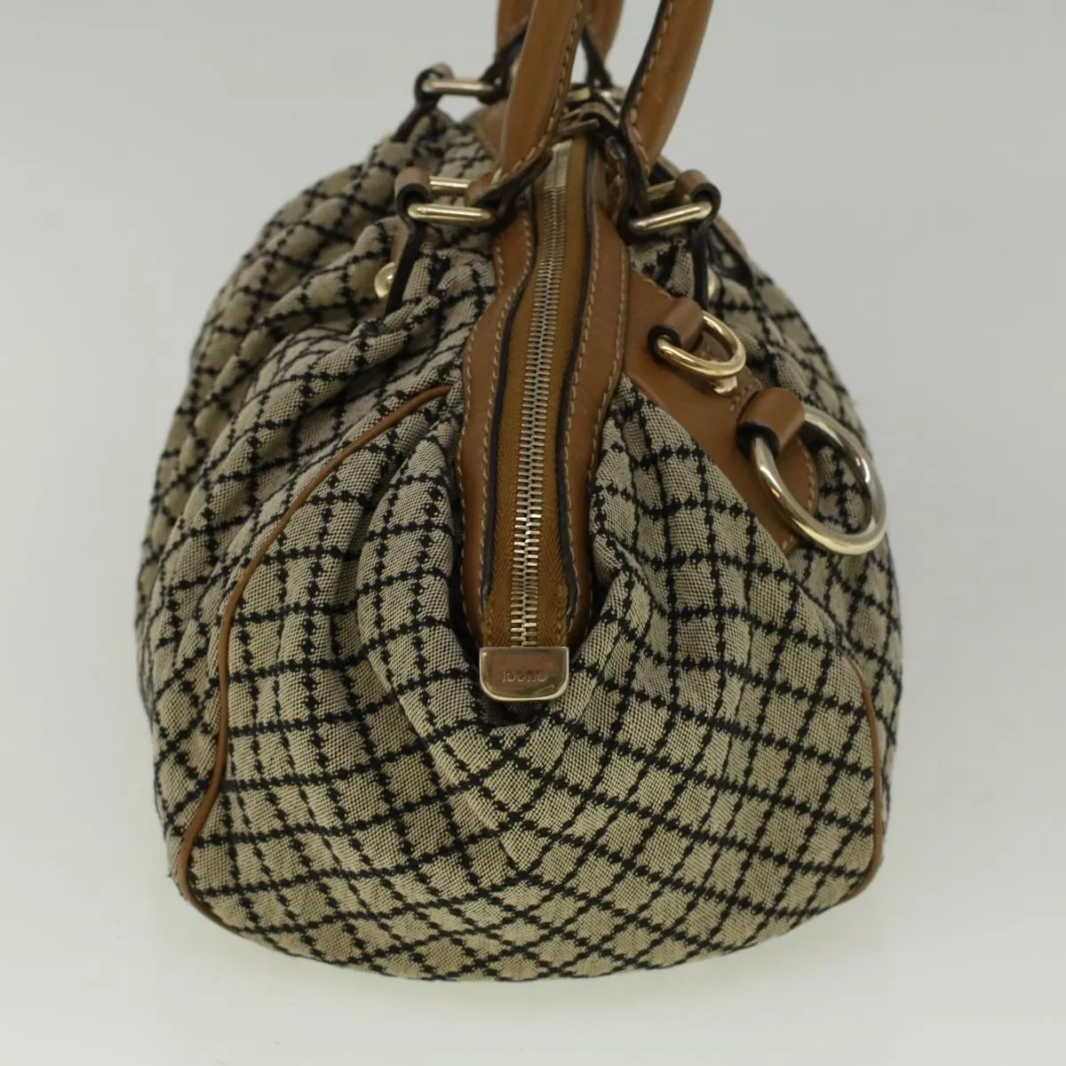 GUCCI Shoulder Bag Canvas 2way Beige Brown 223974  58602