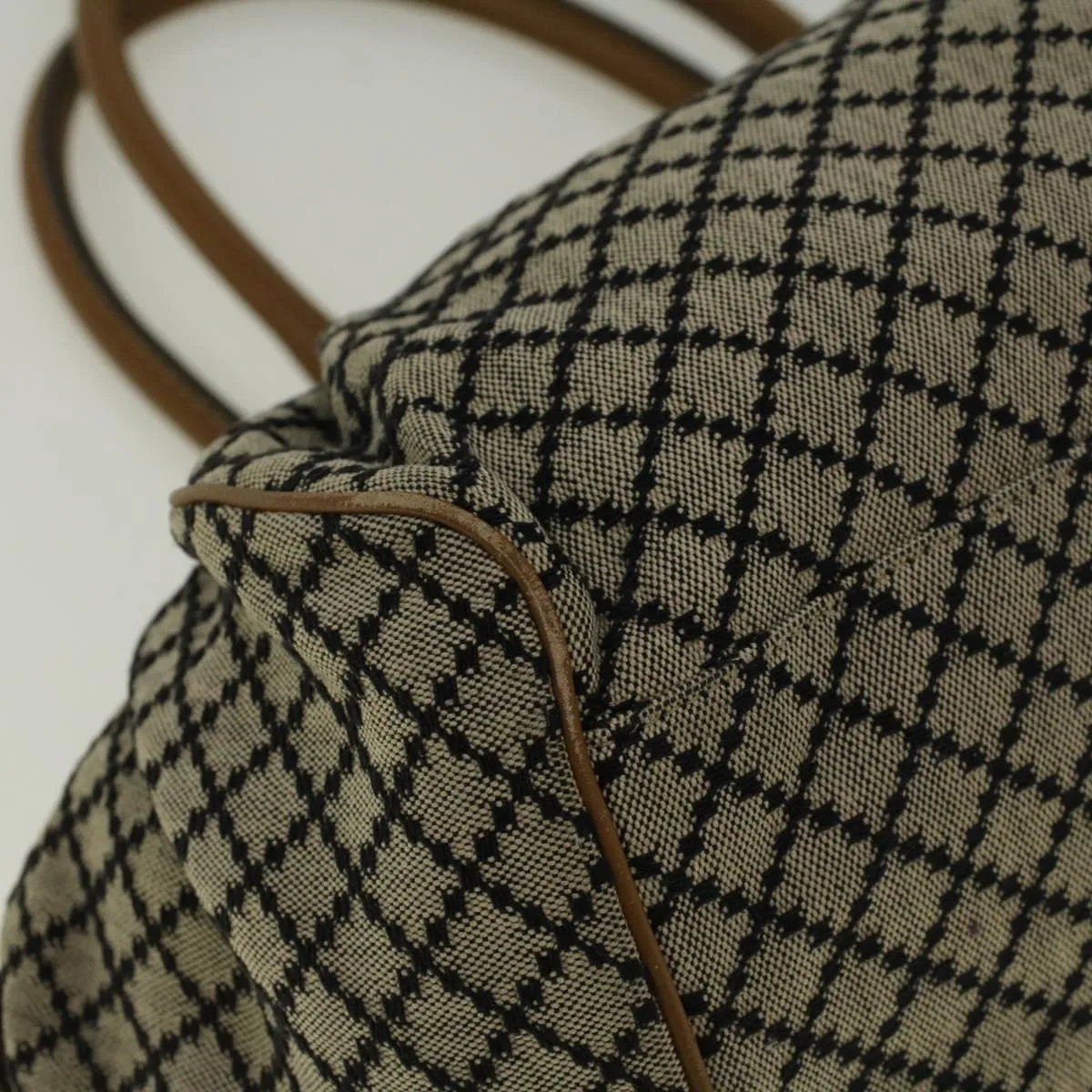 GUCCI Shoulder Bag Canvas 2way Beige Brown 223974  58602