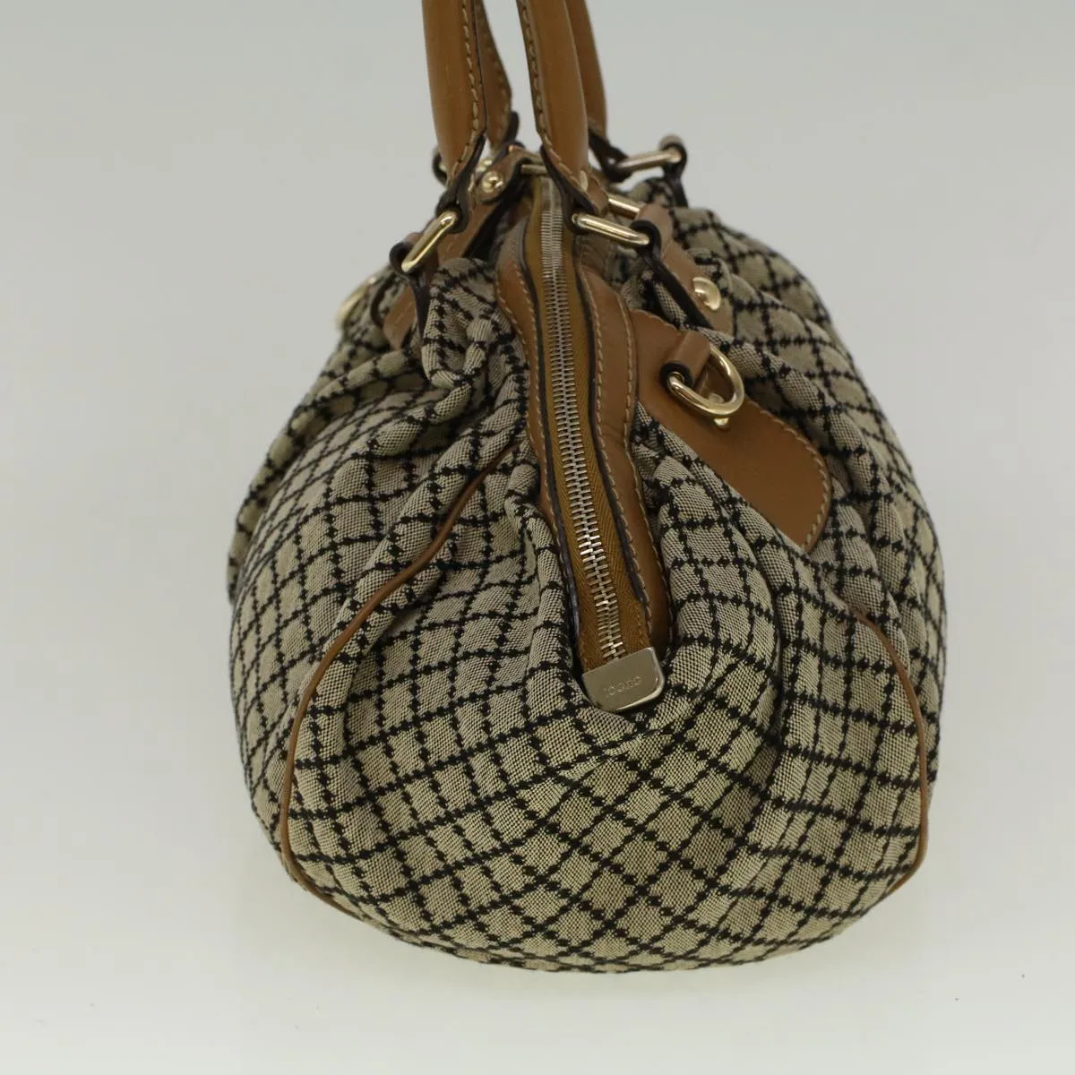 GUCCI Shoulder Bag Canvas 2way Beige Brown 223974  58602