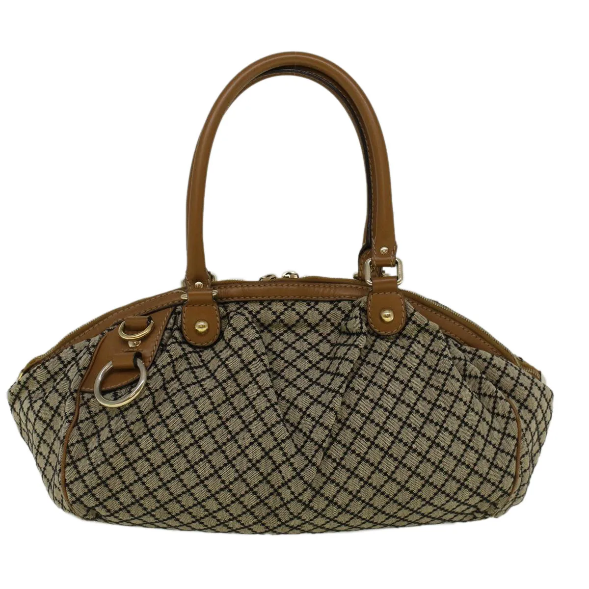 GUCCI Shoulder Bag Canvas 2way Beige Brown 223974  58602