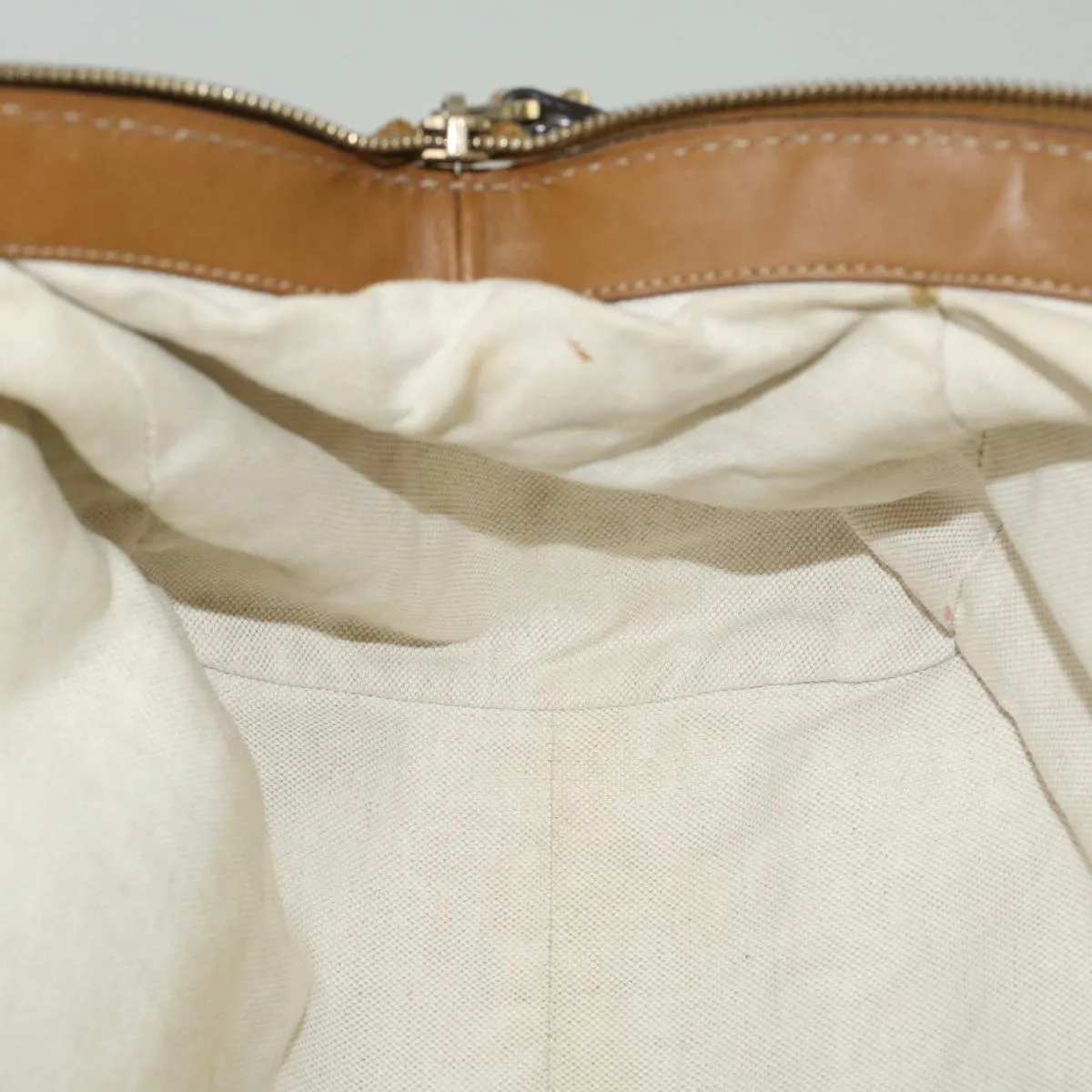 GUCCI Shoulder Bag Canvas 2way Beige Brown 223974  58602