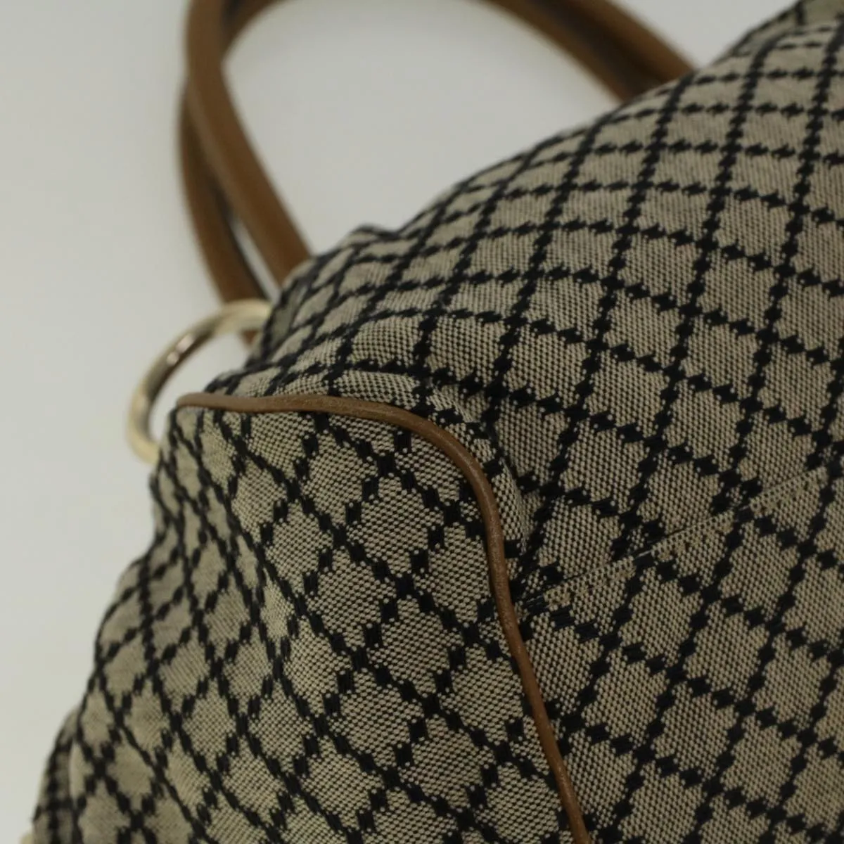 GUCCI Shoulder Bag Canvas 2way Beige Brown 223974  58602