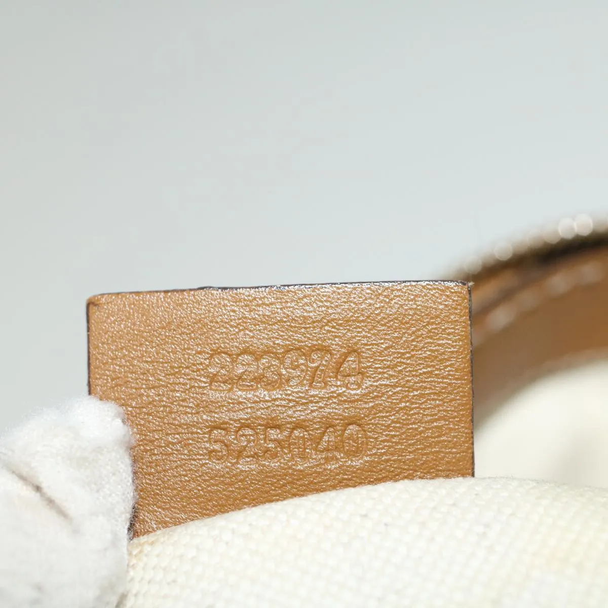 GUCCI Shoulder Bag Canvas 2way Beige Brown 223974  58602