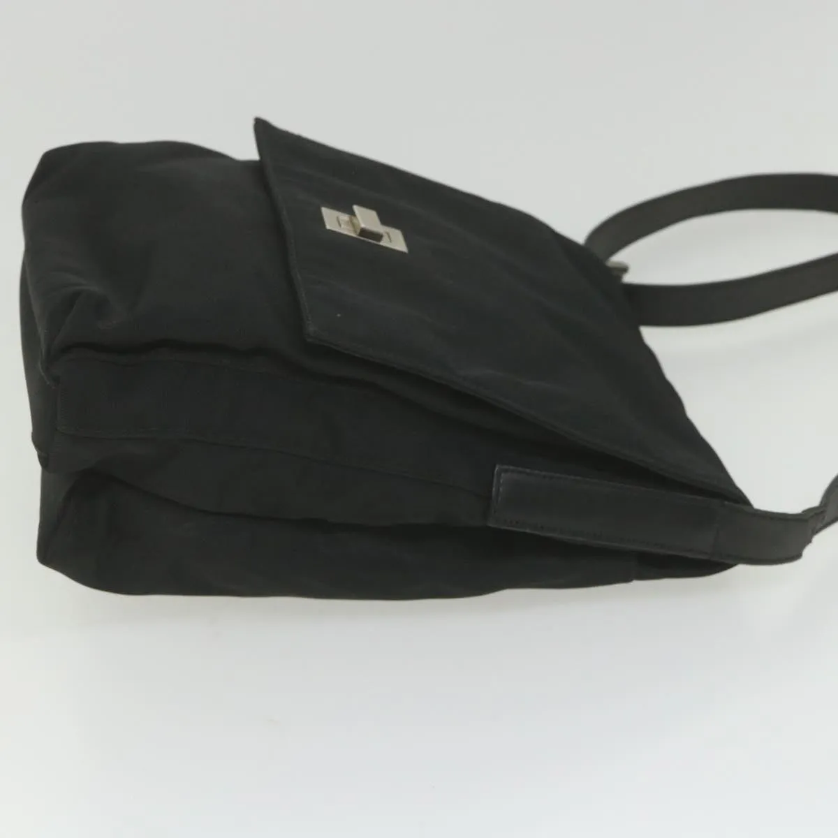 Gucci Shoulder Bag Canvas Black