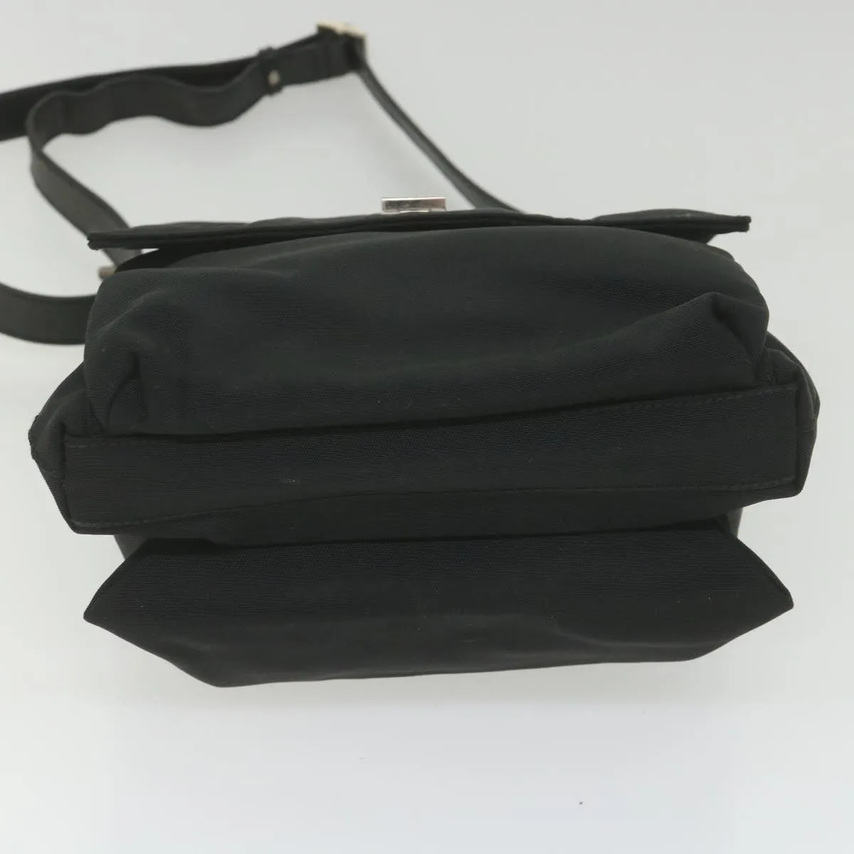Gucci Shoulder Bag Canvas Black