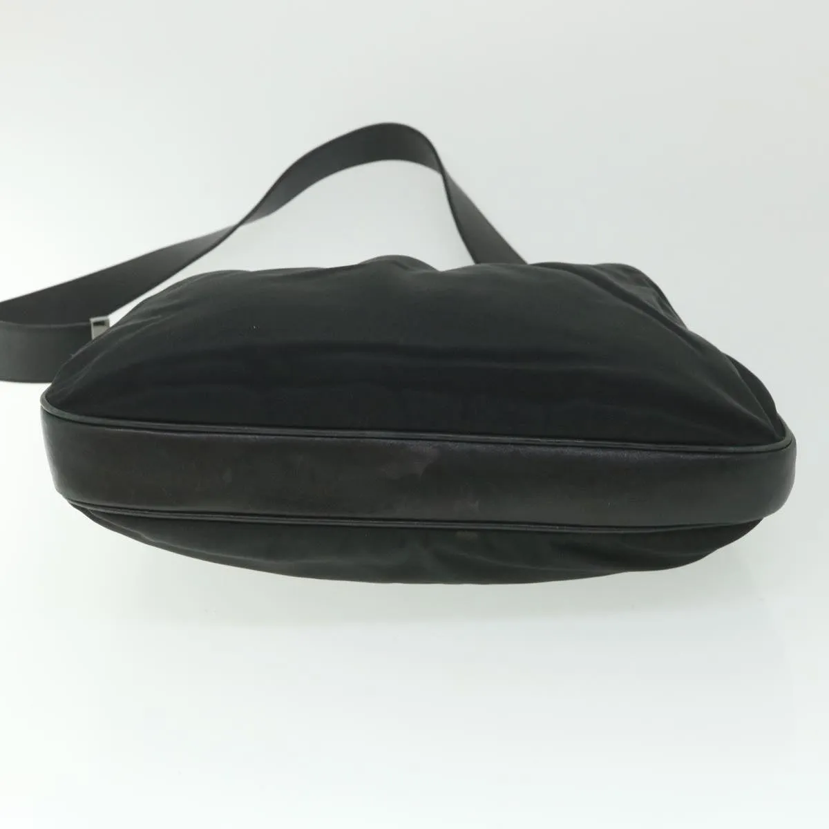 GUCCI Shoulder Bag Canvas Leather Black  ep1875