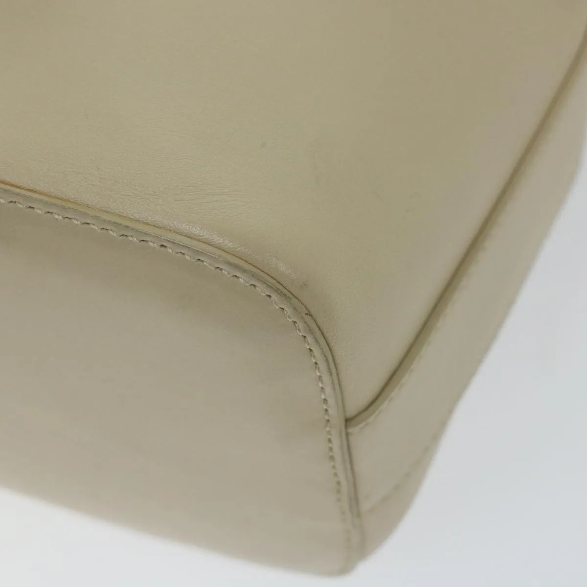 GUCCI Shoulder Bag Leather Beige 001 3814 203419  58412