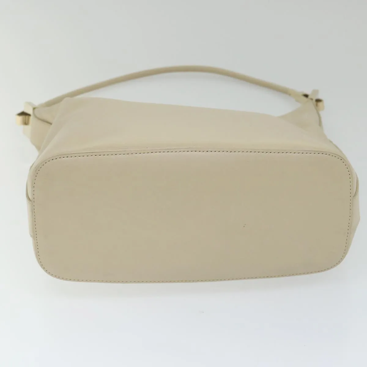 GUCCI Shoulder Bag Leather Beige 001 3814 203419  58412