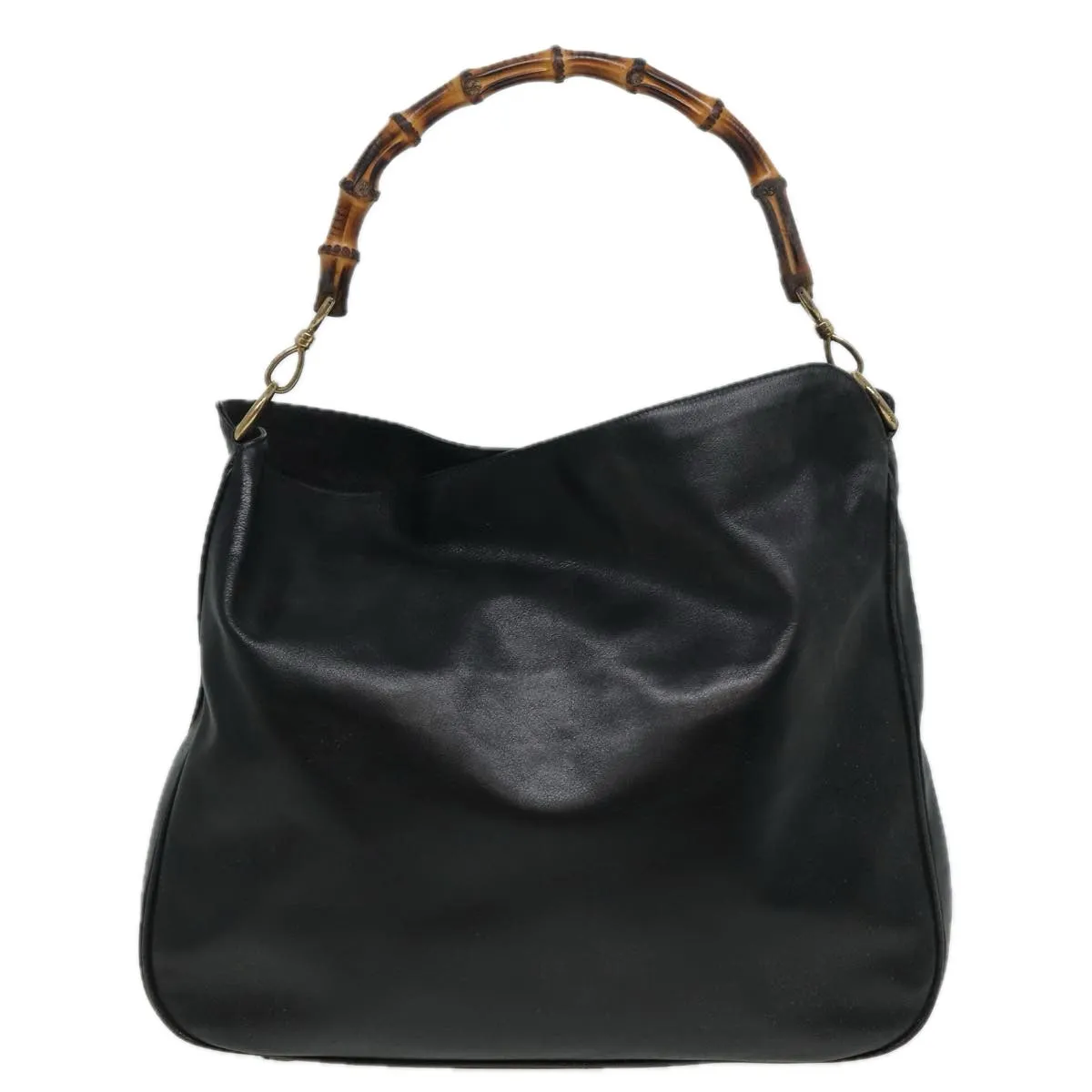 GUCCI Shoulder Bag Leather Black 001 0166 1577  75955