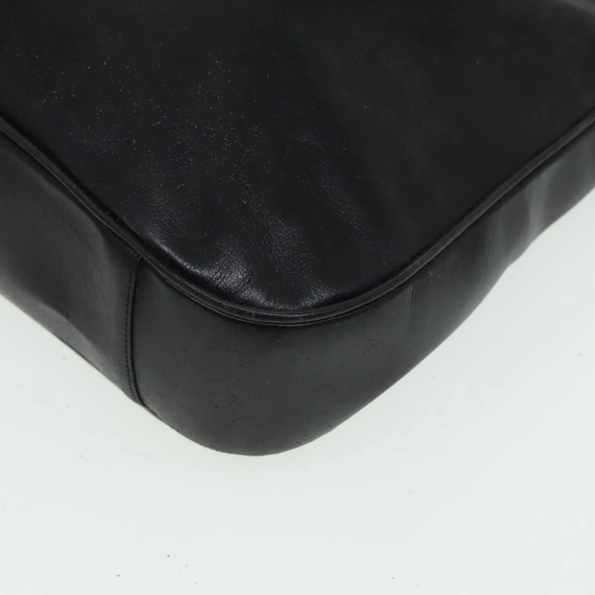 GUCCI Shoulder Bag Leather Black 001 0166 1577  75955