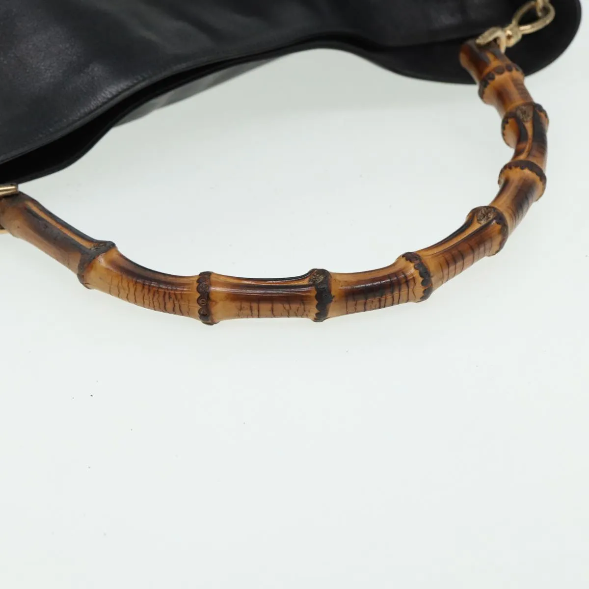 GUCCI Shoulder Bag Leather Black 001 0166 1577  75955
