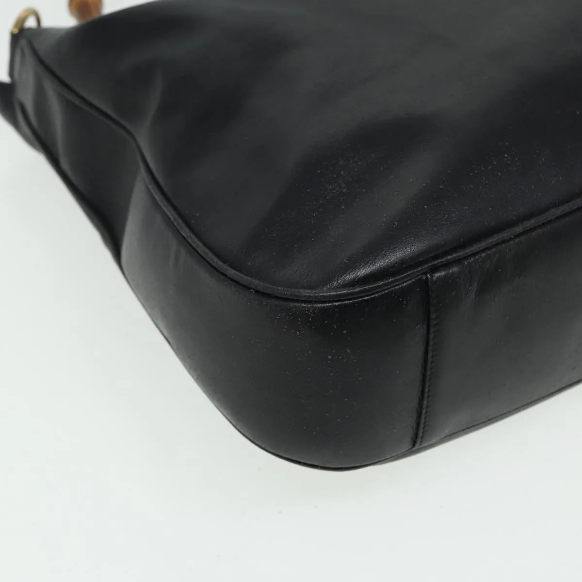GUCCI Shoulder Bag Leather Black 001 0166 1577  75955
