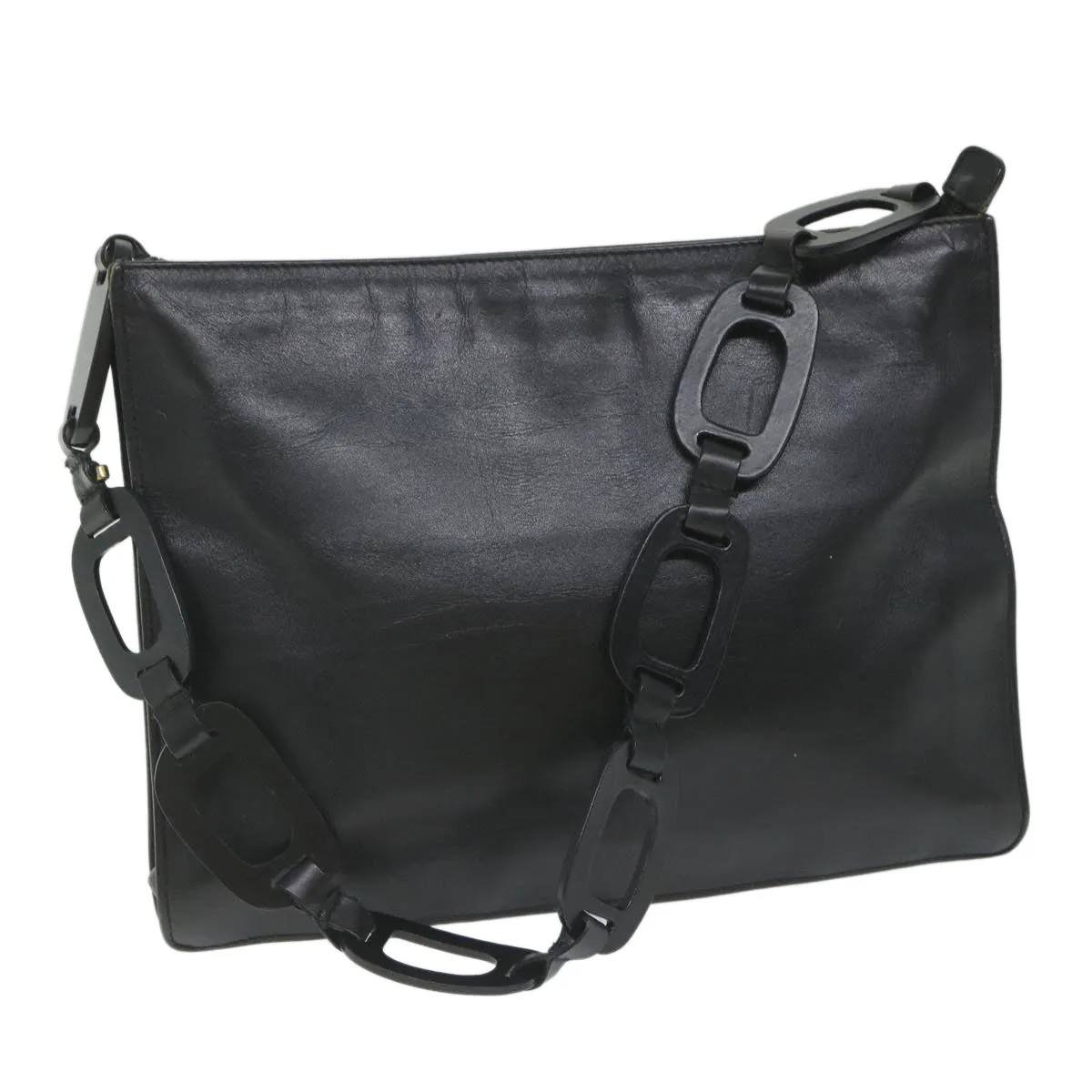 GUCCI Shoulder Bag Leather Black 001 2122 1822 1287