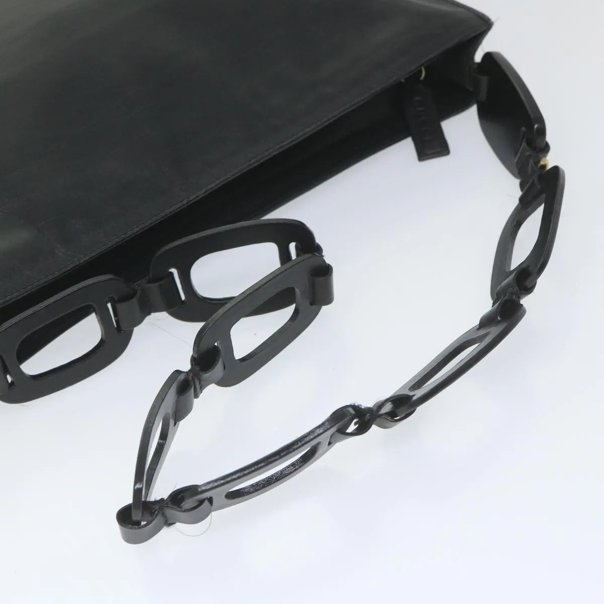 GUCCI Shoulder Bag Leather Black 001 2122 1822 1287
