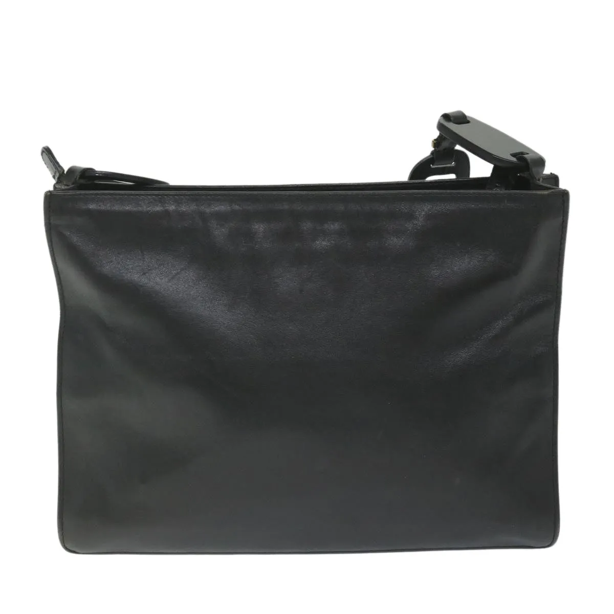 GUCCI Shoulder Bag Leather Black 001 2122 1822 1287