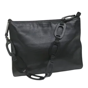 GUCCI Shoulder Bag Leather Black 001 2122 1822 1287