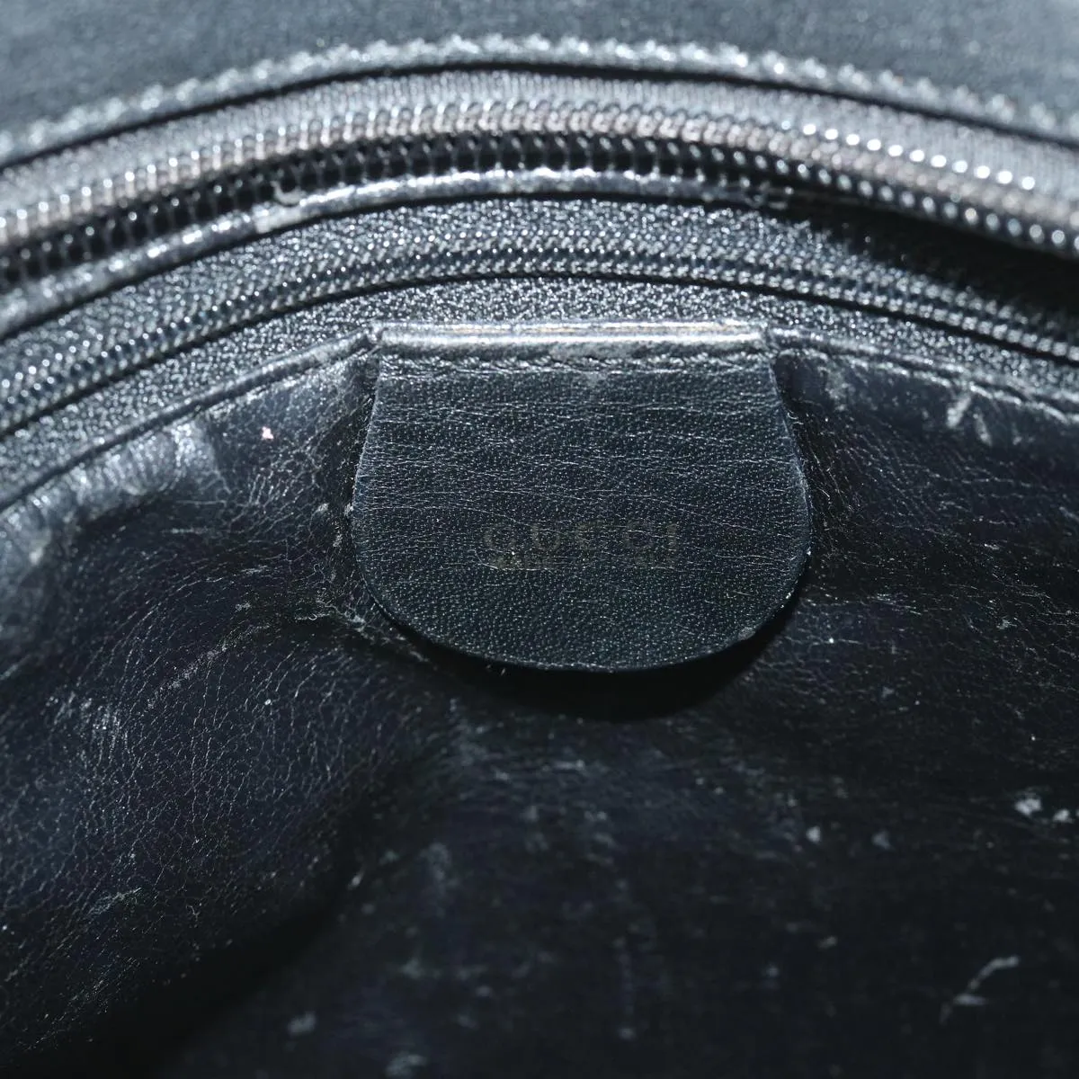 GUCCI Shoulder Bag Leather Black 001 2122 1822 1287