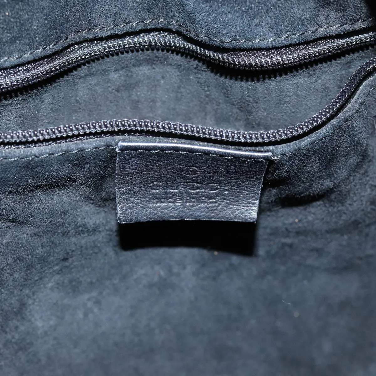 GUCCI Shoulder Bag Leather Black 001 3746  13467