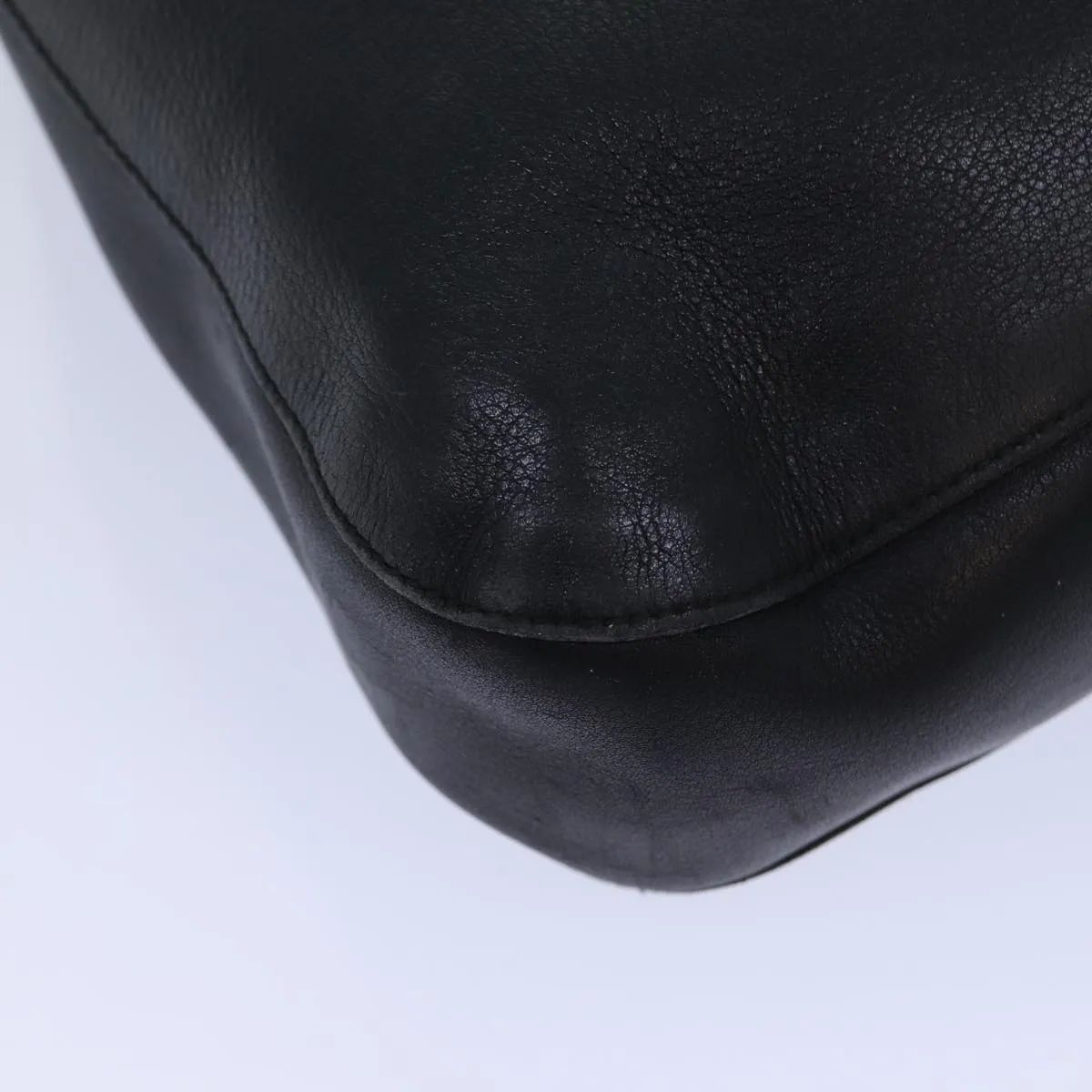 GUCCI Shoulder Bag Leather Black 001 3746  13467
