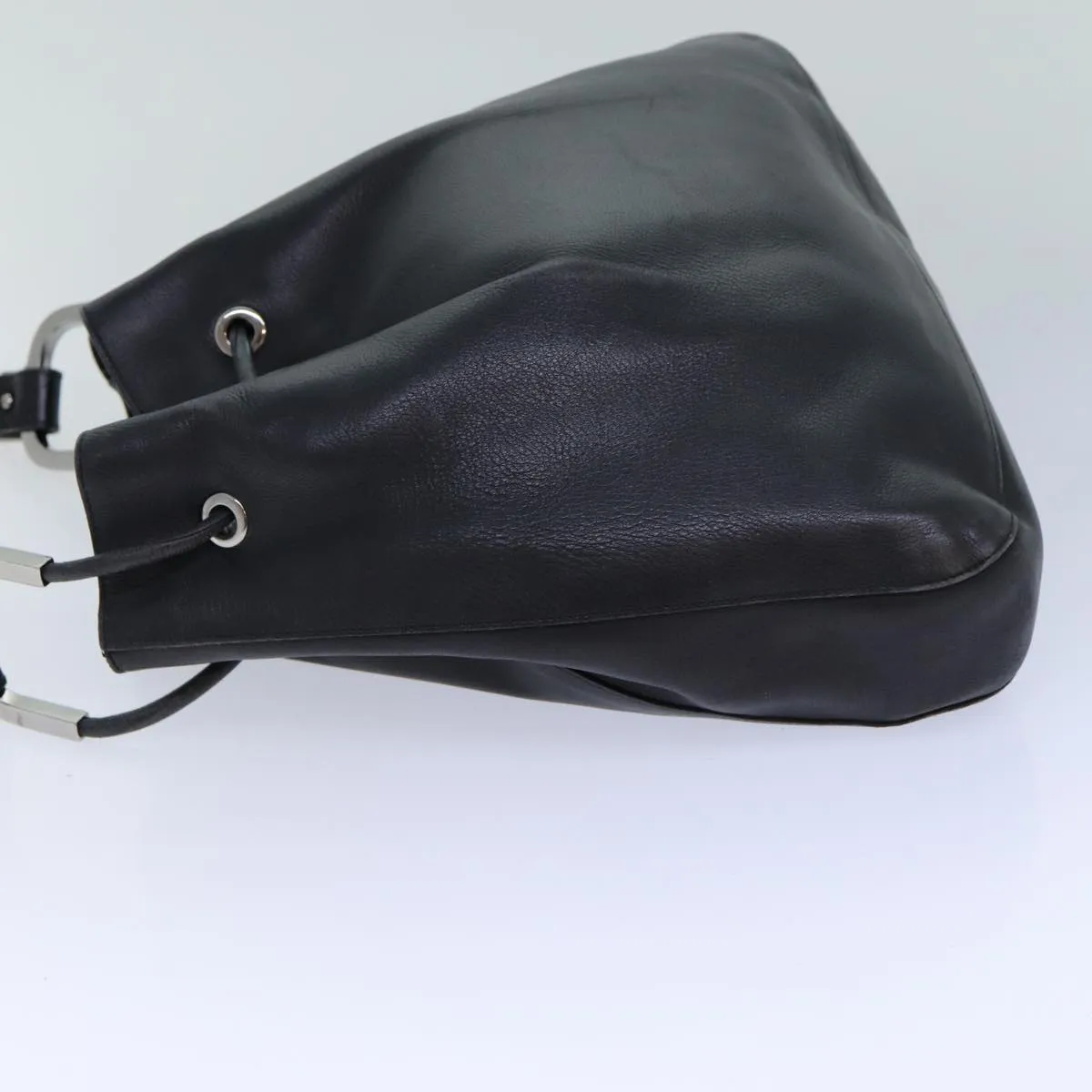 GUCCI Shoulder Bag Leather Black 001 3746  13467