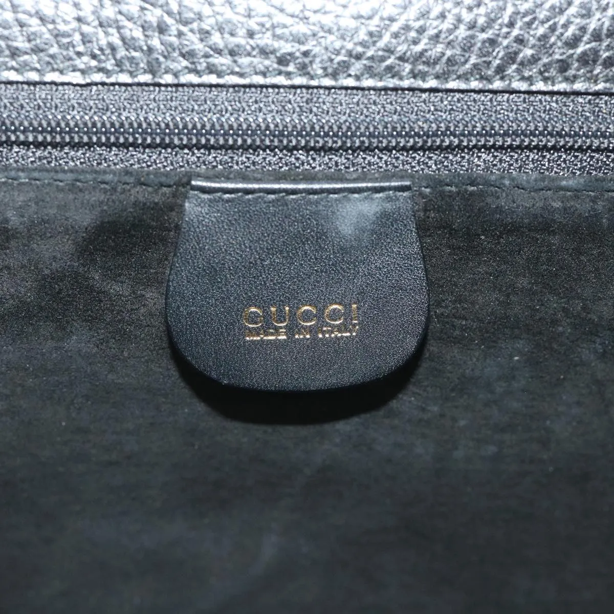 GUCCI Shoulder Bag Leather Black 004 23 0467  im450