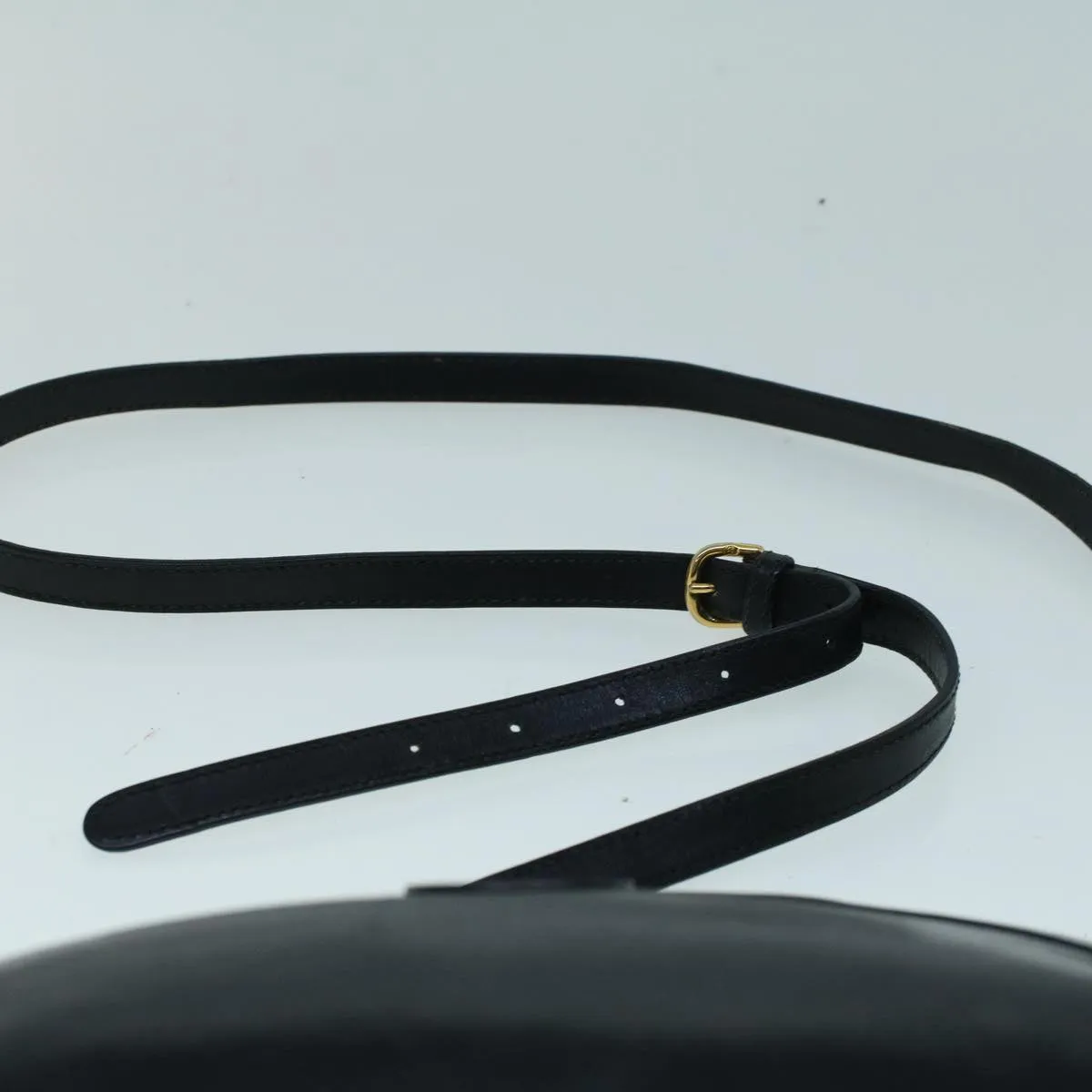 GUCCI Shoulder Bag Leather Black  ar10481