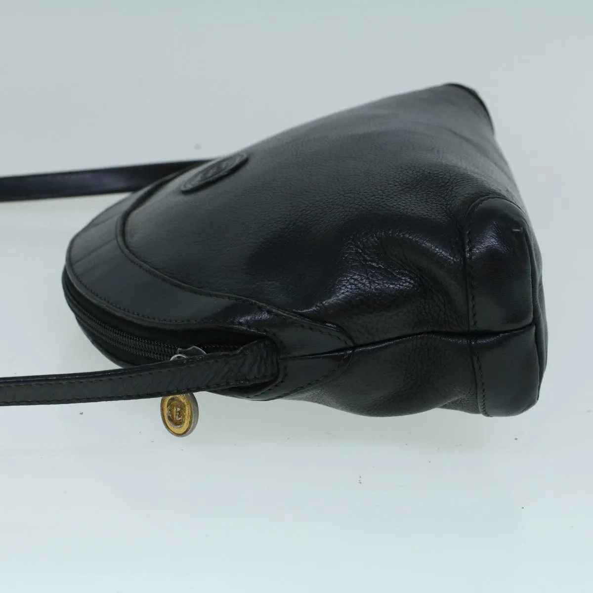 GUCCI Shoulder Bag Leather Black  ar10481