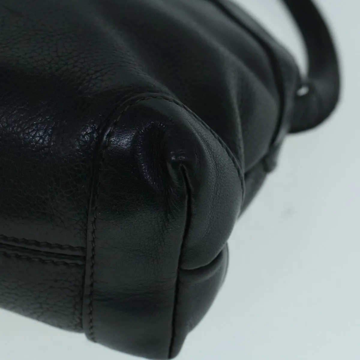 GUCCI Shoulder Bag Leather Black  ar10481
