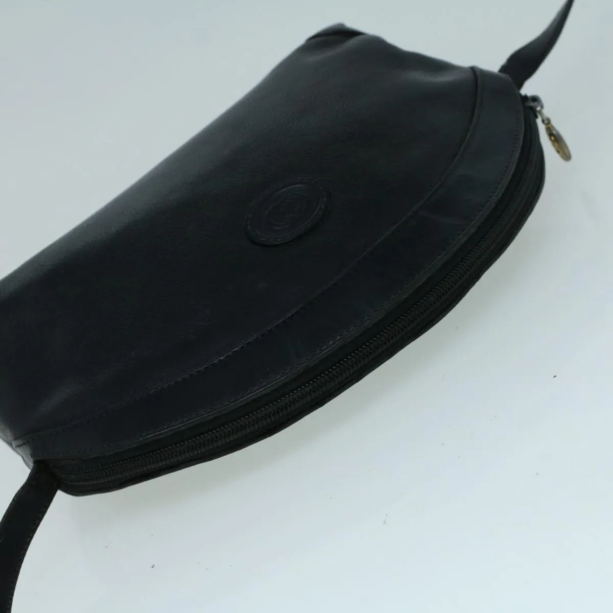 GUCCI Shoulder Bag Leather Black  ar10481