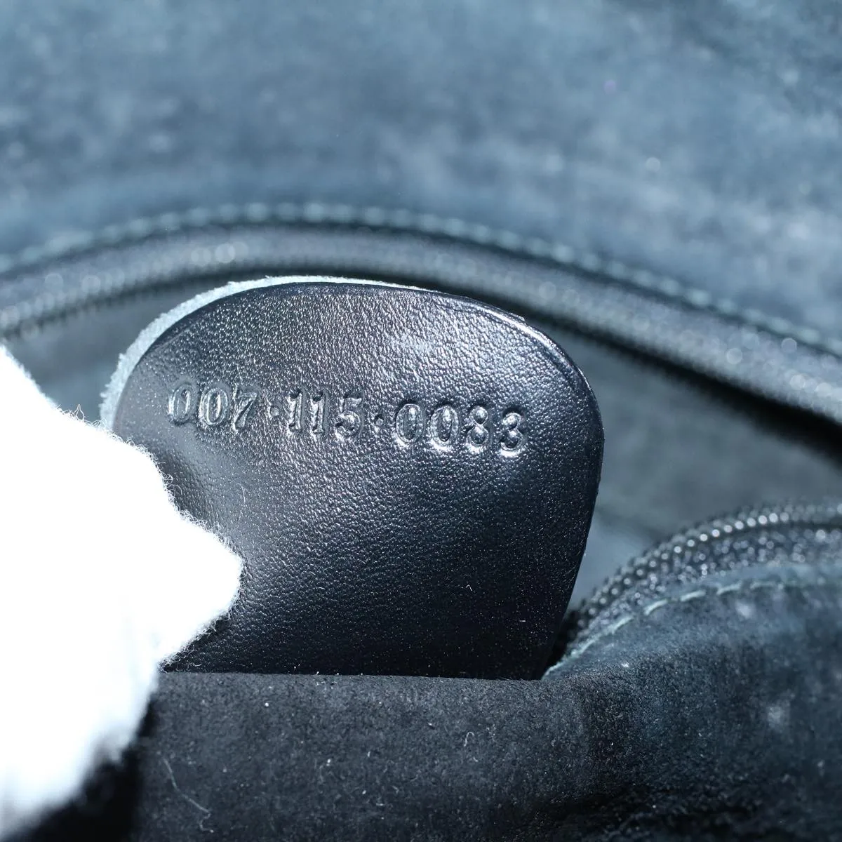 GUCCI Shoulder Bag Leather Black  ar10481