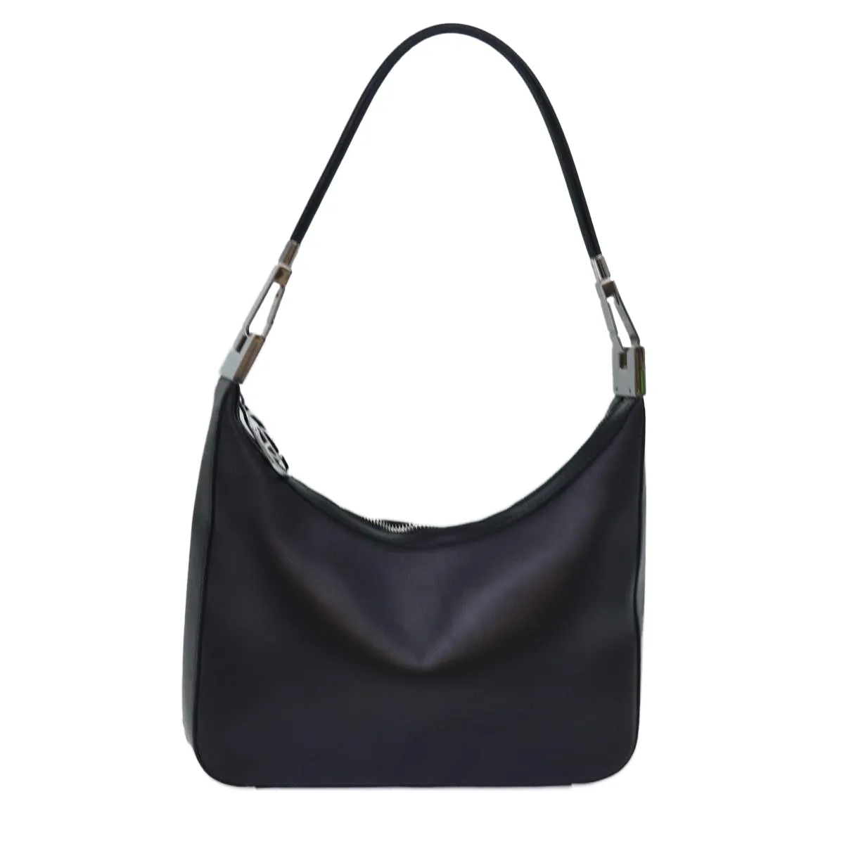 GUCCI Shoulder Bag Leather Black Silver 001 3812  ep5165