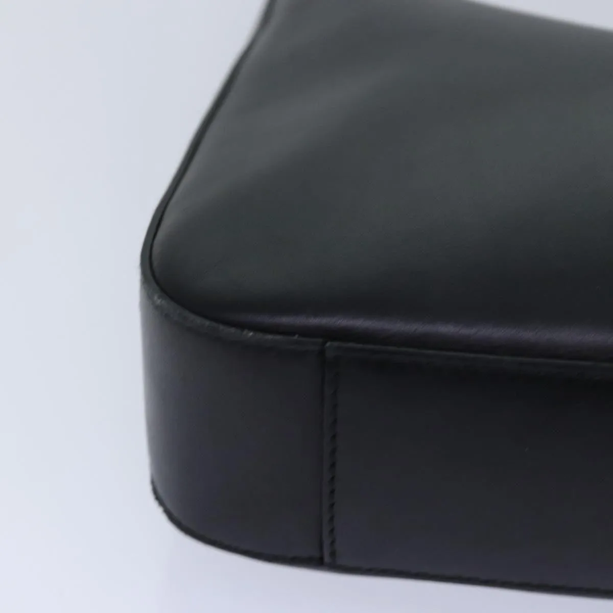 GUCCI Shoulder Bag Leather Black Silver 001 3812  ep5165