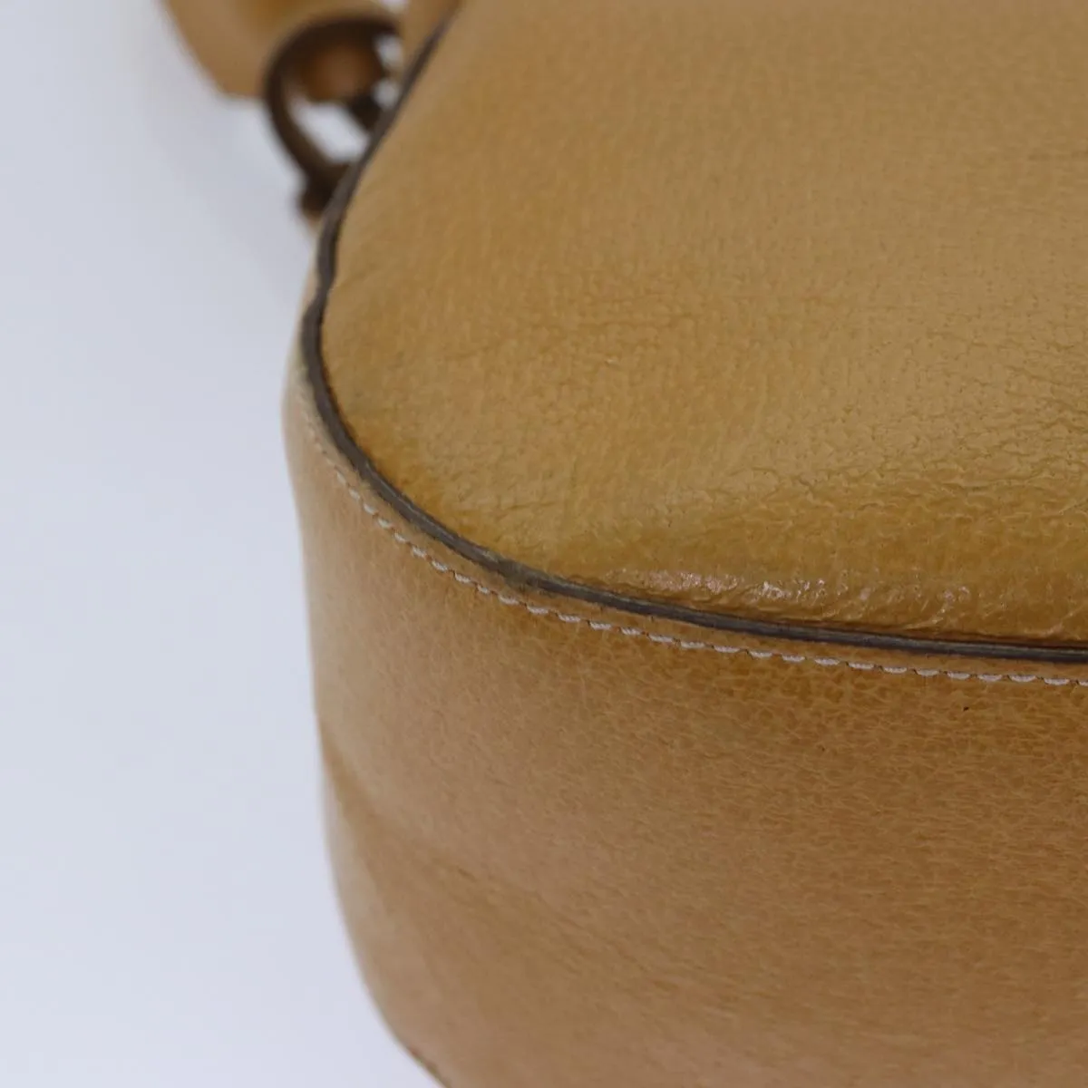 GUCCI Shoulder Bag Leather Yellow 001 2058  81846
