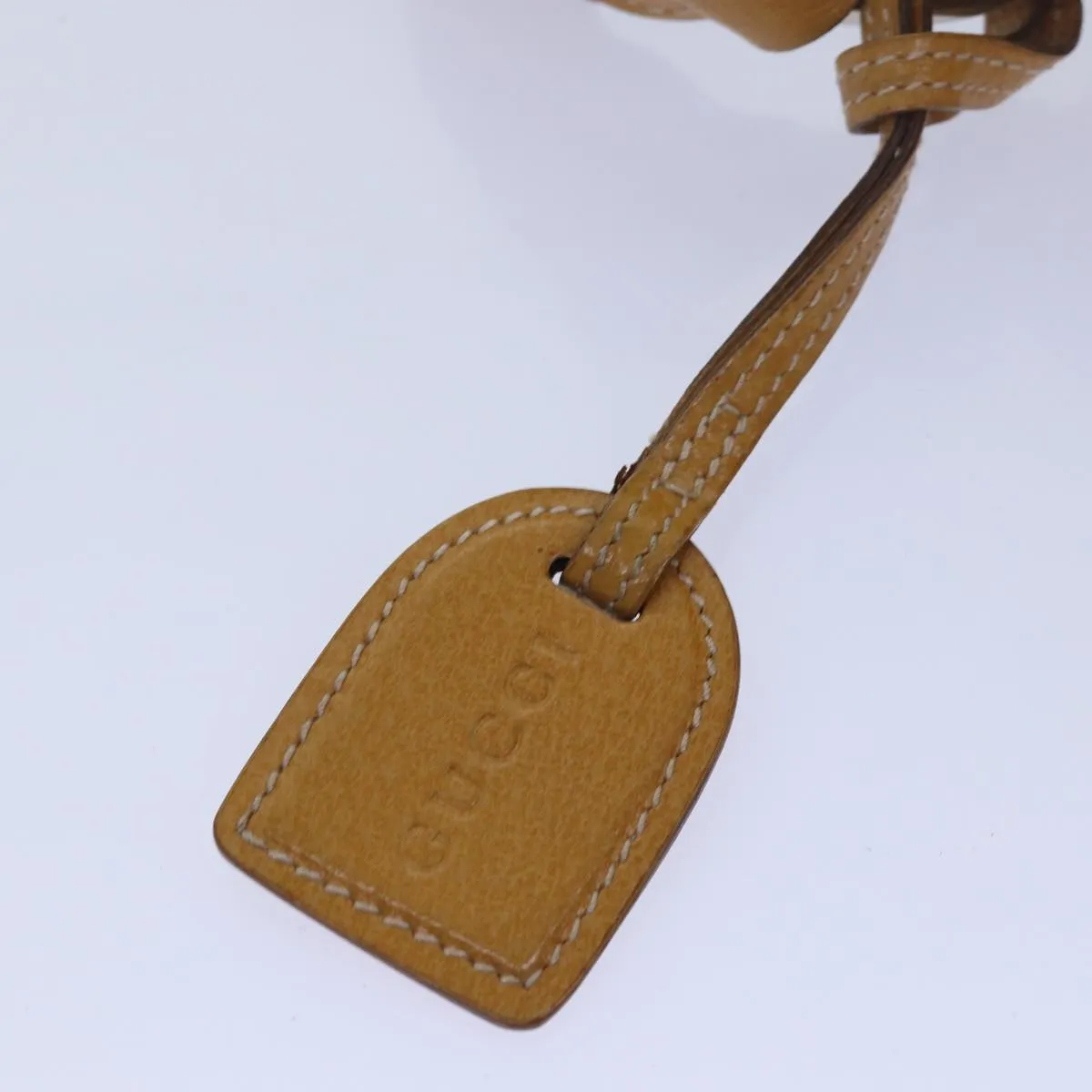 GUCCI Shoulder Bag Leather Yellow 001 2058  81846