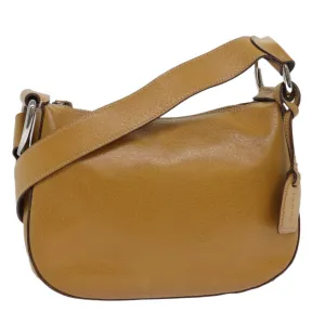 GUCCI Shoulder Bag Leather Yellow 001 2058  81846