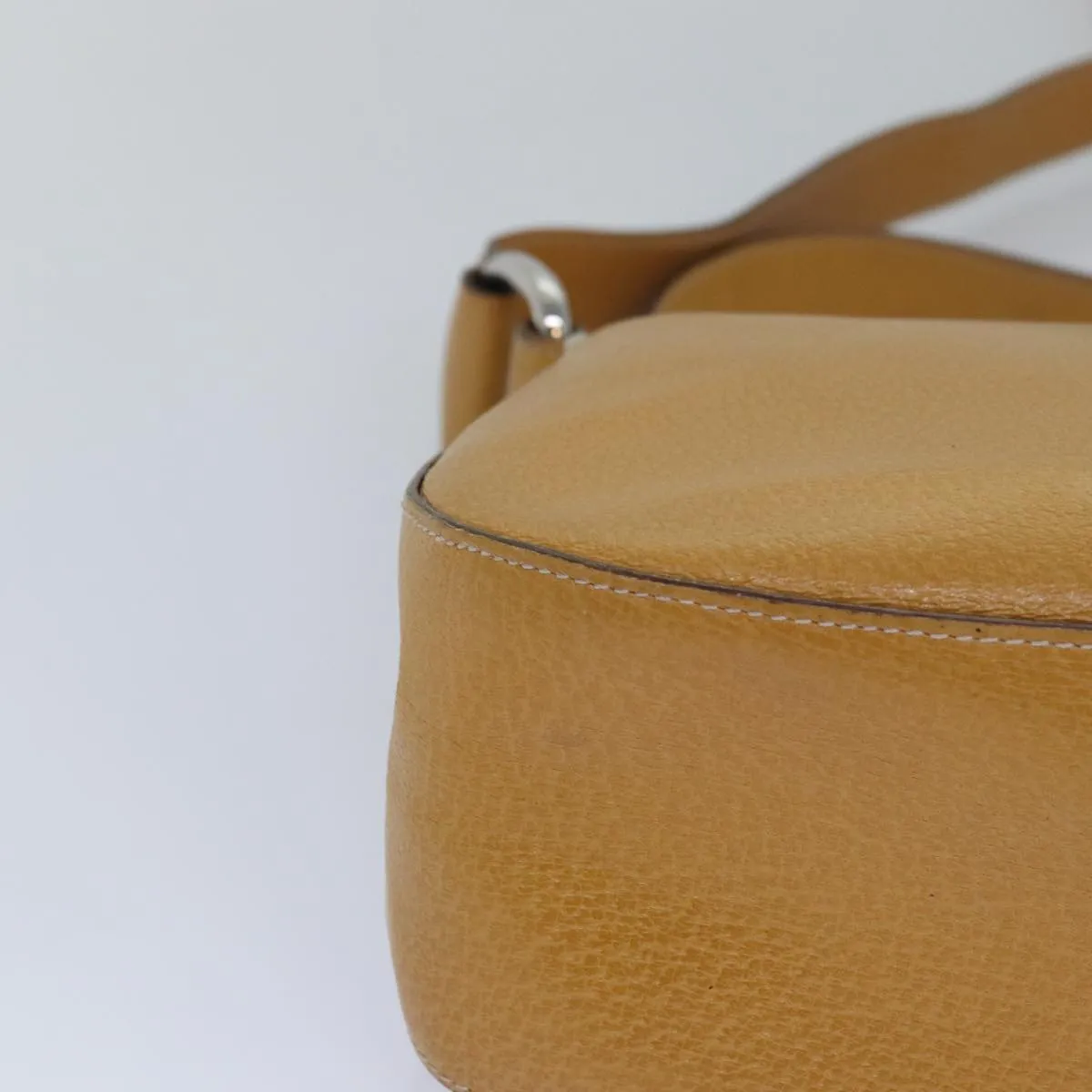 GUCCI Shoulder Bag Leather Yellow 001 2058  81846