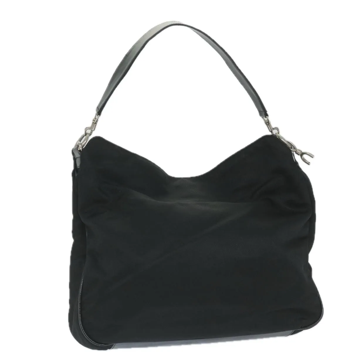 GUCCI Shoulder Bag Nylon Black 001 1998 1577  fm2876