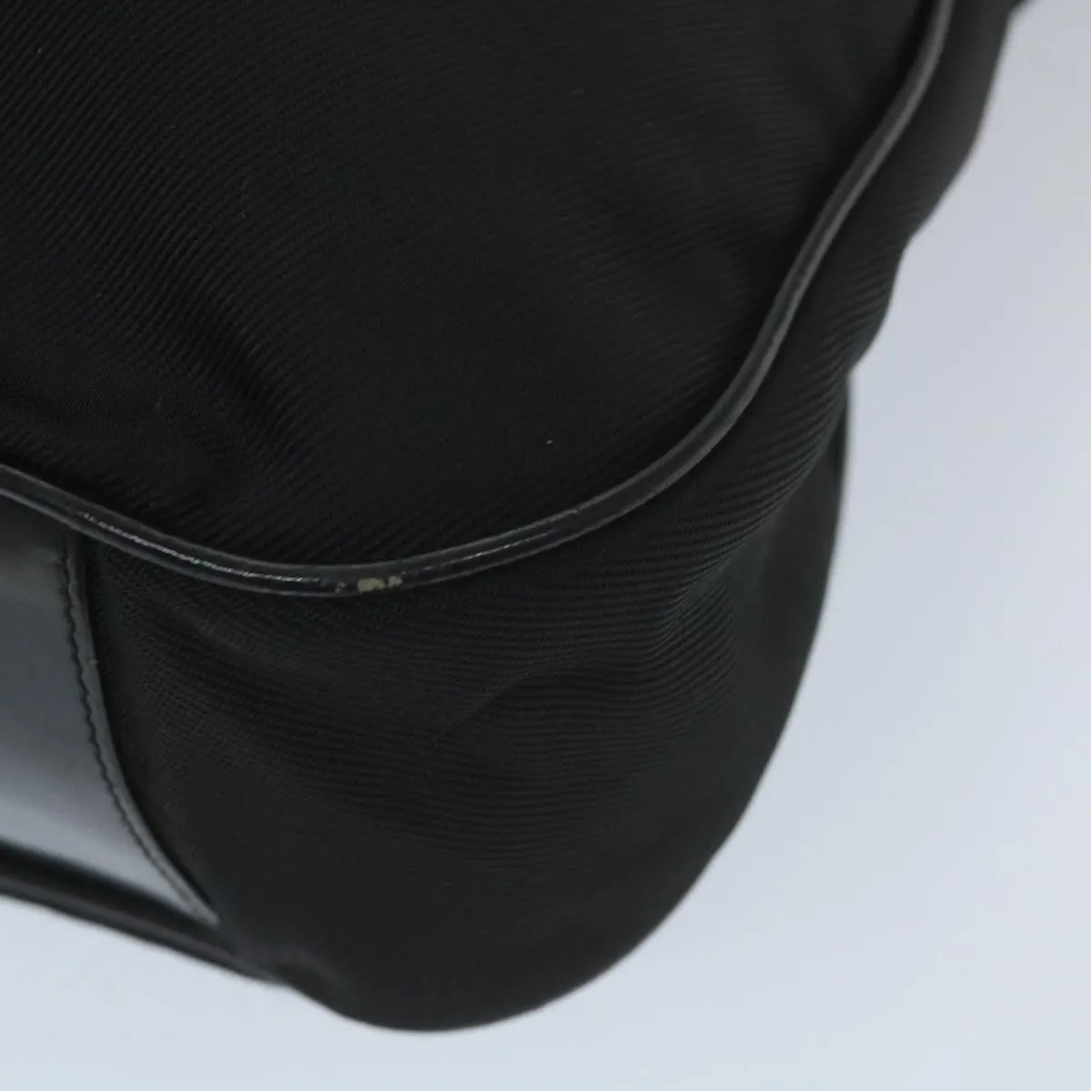 GUCCI Shoulder Bag Nylon Black 001 1998 1577  fm2876
