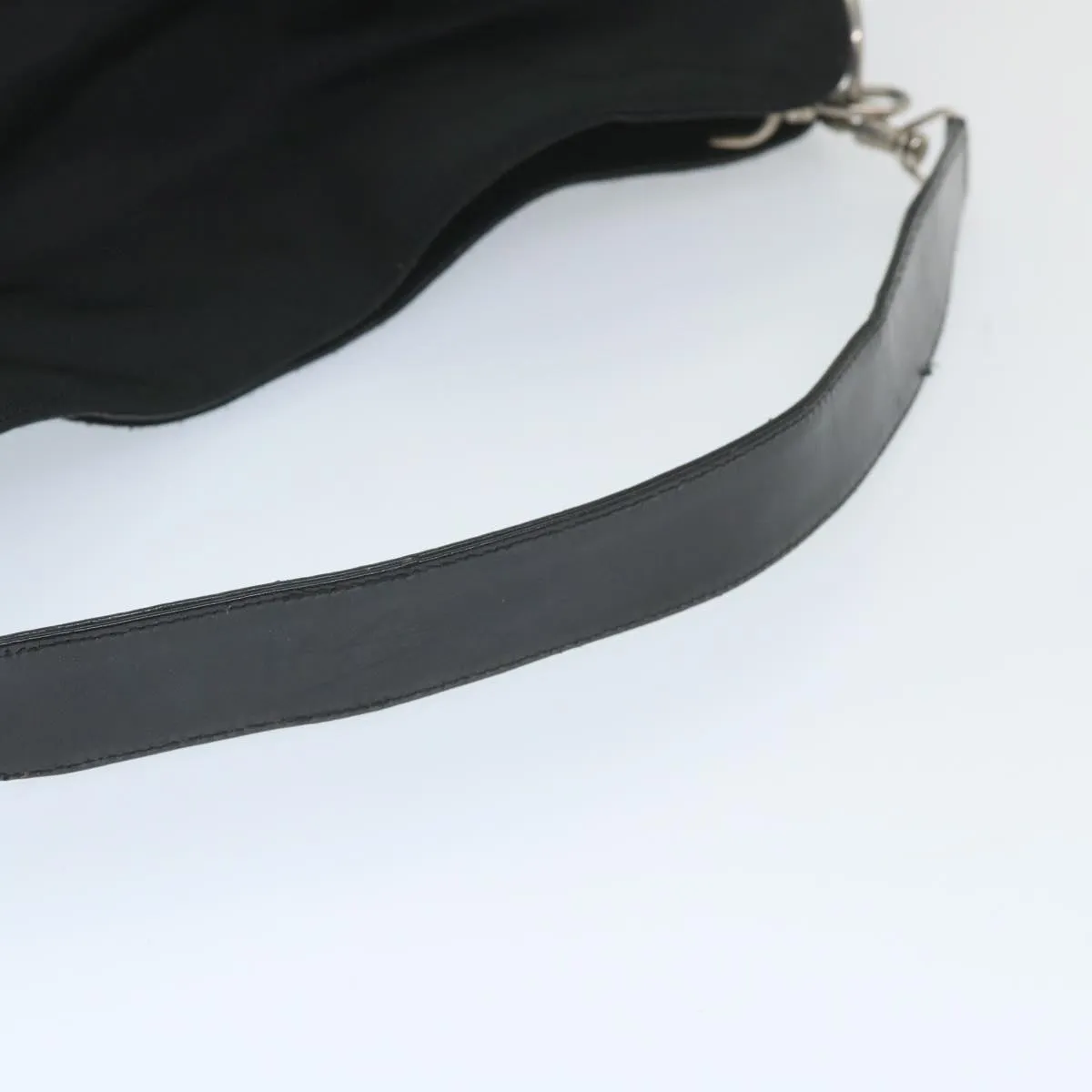 GUCCI Shoulder Bag Nylon Black 001 1998 1577  fm2876
